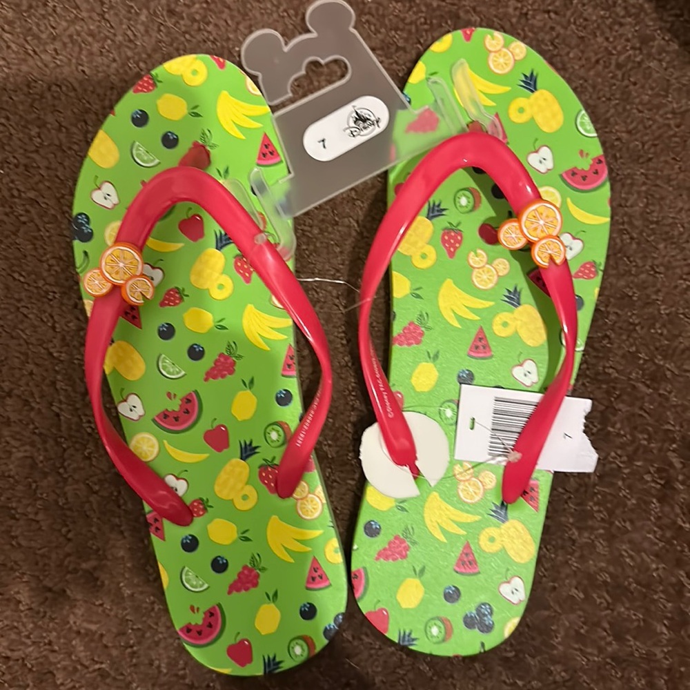 Mickey Mouse flip-flops